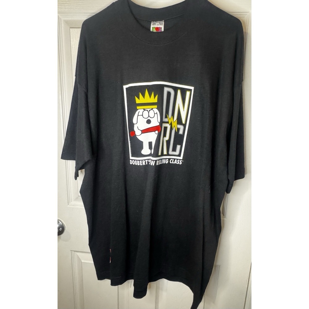Vintage Dilbert Dogbert T Shirt  XXL  Cartoon Graphic 90s Comic Office Humor Tee